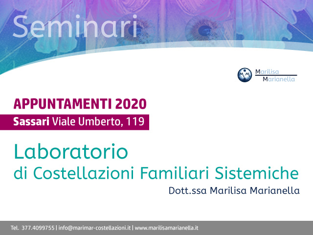 Laboratorio di Costellazioni familiari sistemiche | Sassari 2020
