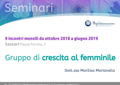 Gruppo di Crescita al femminile | Sassari