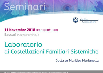 Laboratorio di Costellazioni Familiari Sistemiche | Sassari